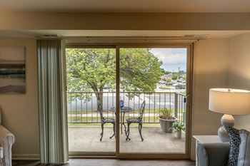Balcony with patio